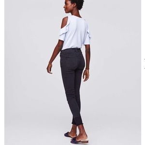 LOFT modern unpicked skinny jean